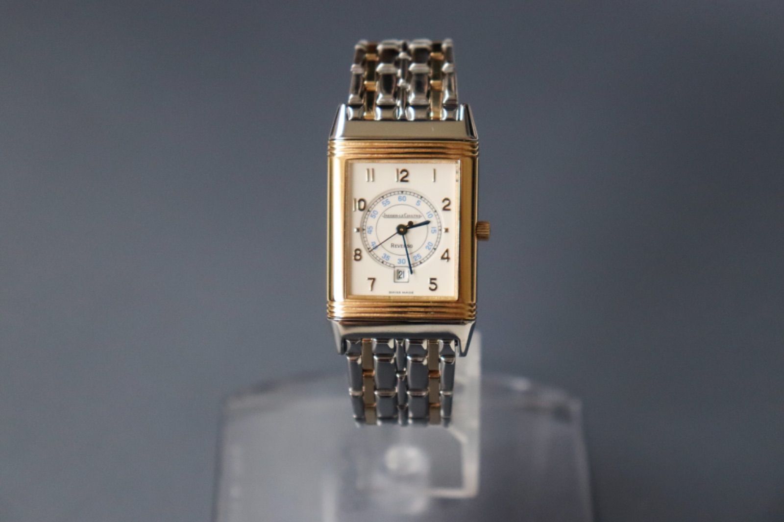 美品・激レア品】JAEGER-LECOULTRE REVERSO WATCH ジャガールクルト レベルソ K18 ゴールド ステンレス コンビ 腕時計  - メルカリ