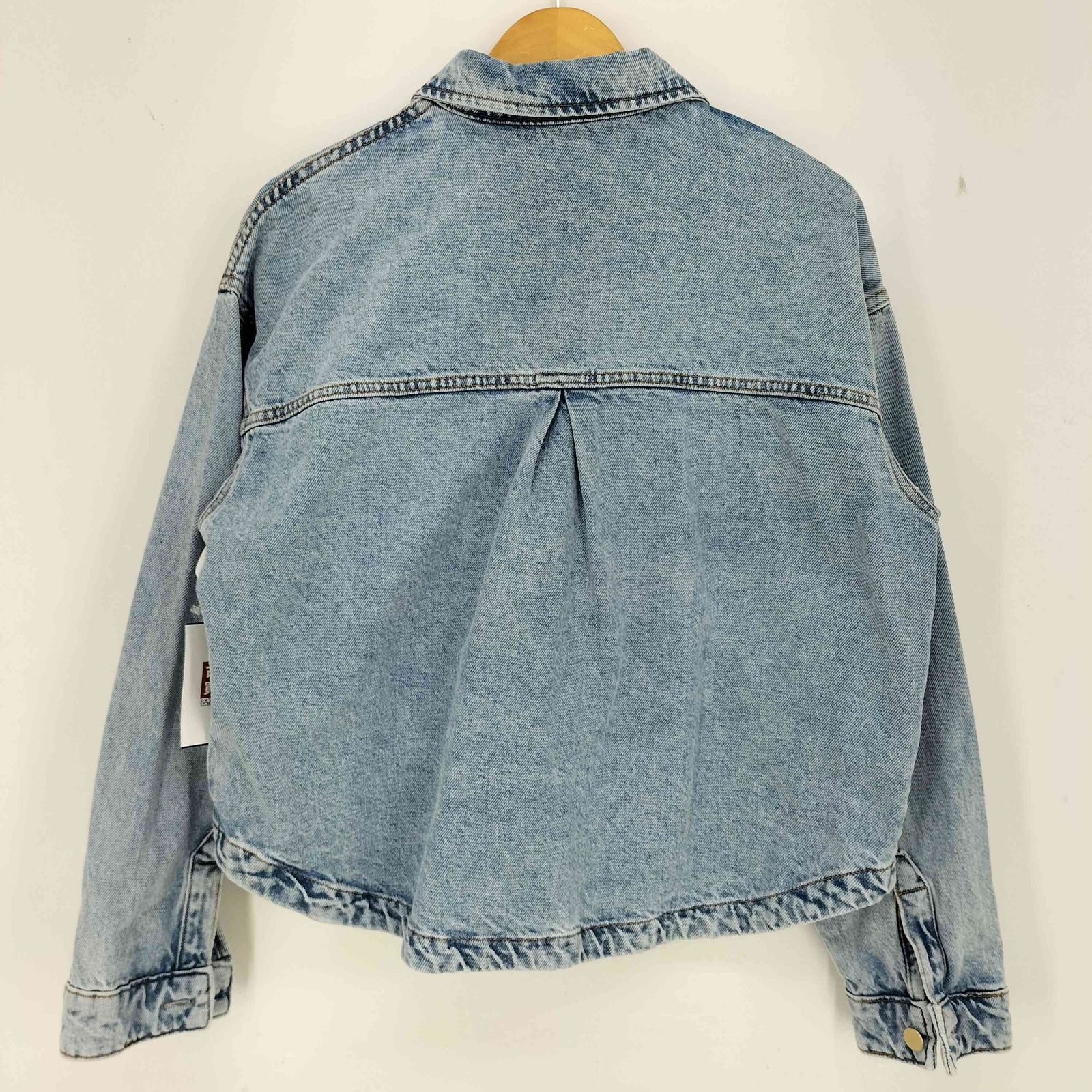 ザラ ZARA オーバーサイズ コットン デニムジャケット レディース 