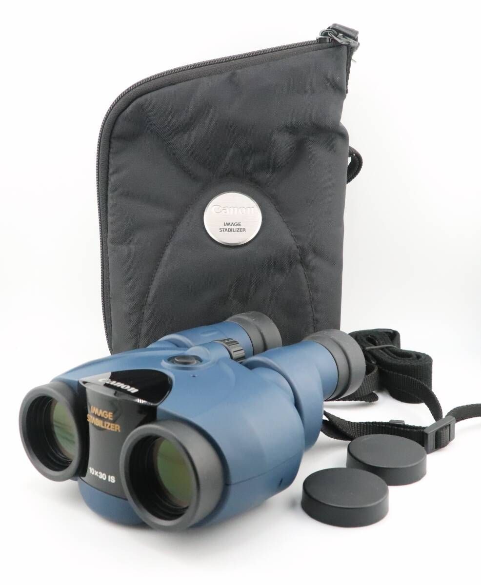 キヤノン CANON 10x30 IS IMAGE STABILIZER 双眼鏡 ケース付 W0912＃3321