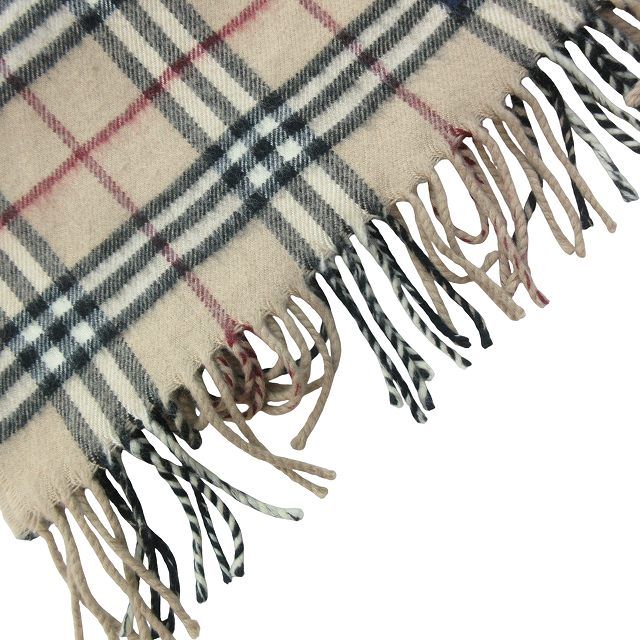 バーバリー ロンドン BURBERRY LONDON 美品 ラムウール マフラー  