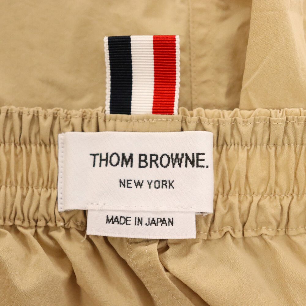 THOM BROWNE (トムブラウン) Trousers Shorts MTU309A-07126-250 トラックショーツ ハーフパンツ ベージュ