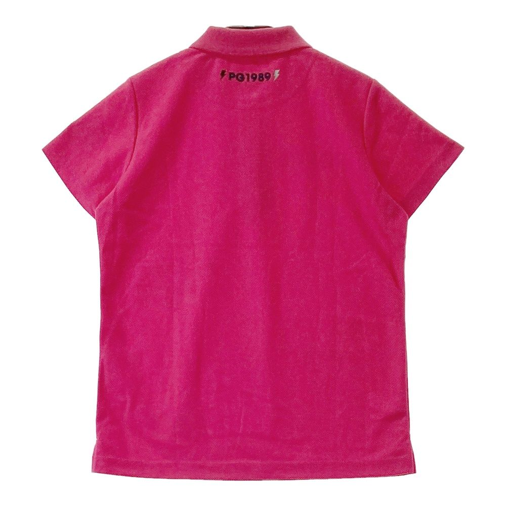 サイズ：1 PEARLY GATES パーリーゲイツ 055-2260606 半袖ポロシャツ ロゴプリント  ピンク系 [240101475355] ゴルフウェア レディース ストスト サイズ：1 PEARLY GATES パーリーゲイツ 055-2260606 半袖
