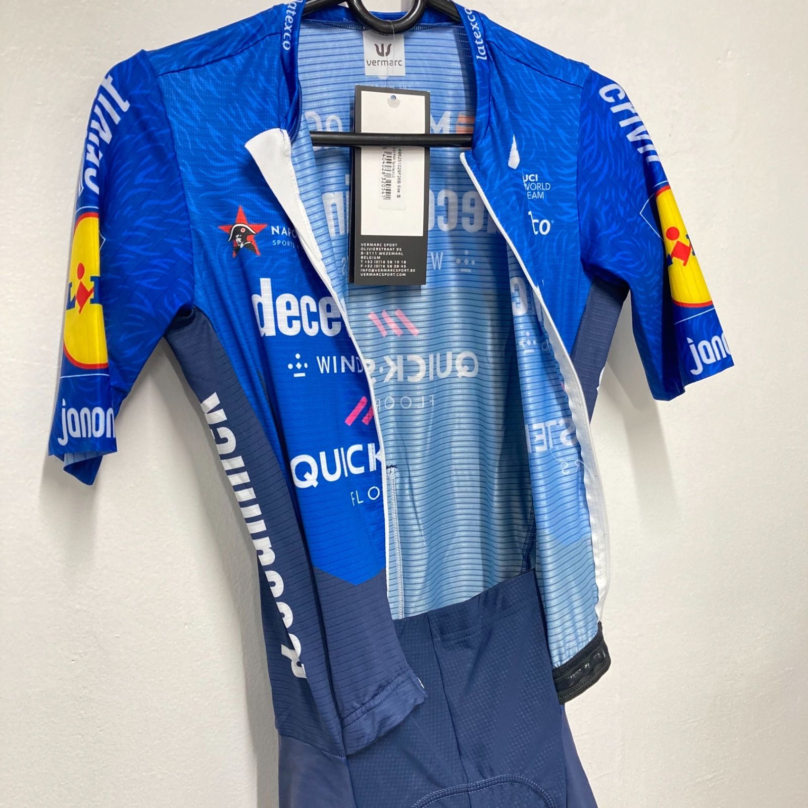 選手支給品 ドゥクーニンククイックステップ スキンスーツ 非売品 プロ