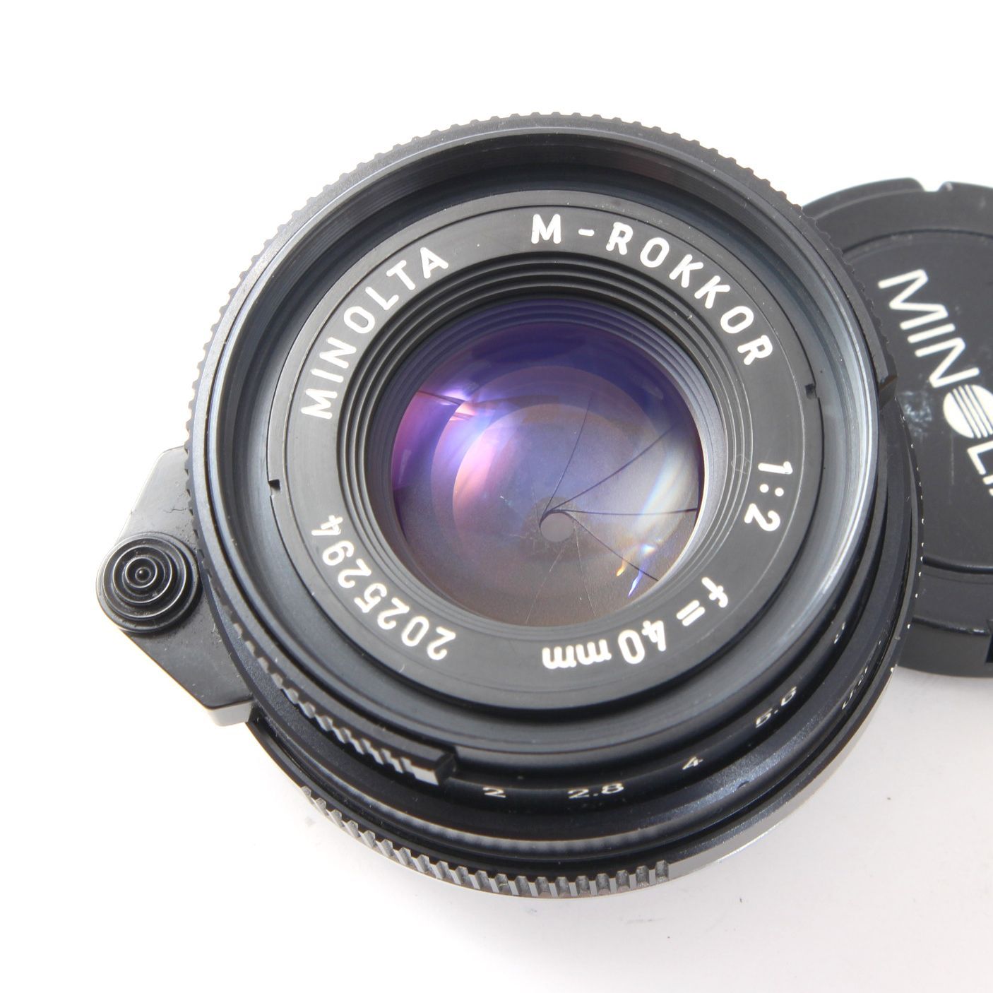 【良品/最終値下げ中】M-Rokkor 40mm f/2 (傾斜カム型) MINOLTA ミノルタ M-ROKKOR 40mm F2 Mマウント 傾斜カム - メルカリ