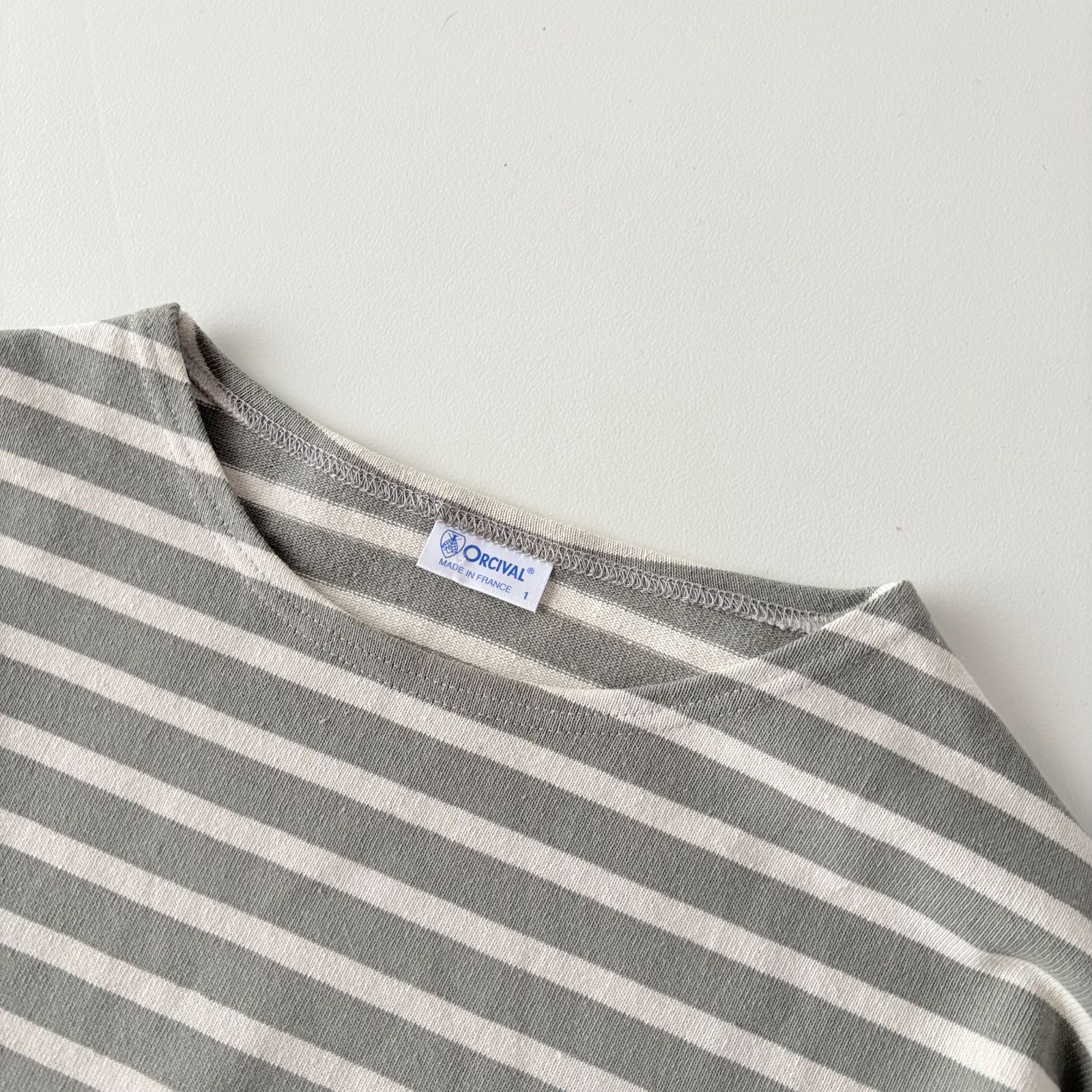 ボーダー ワイドプルオーバー