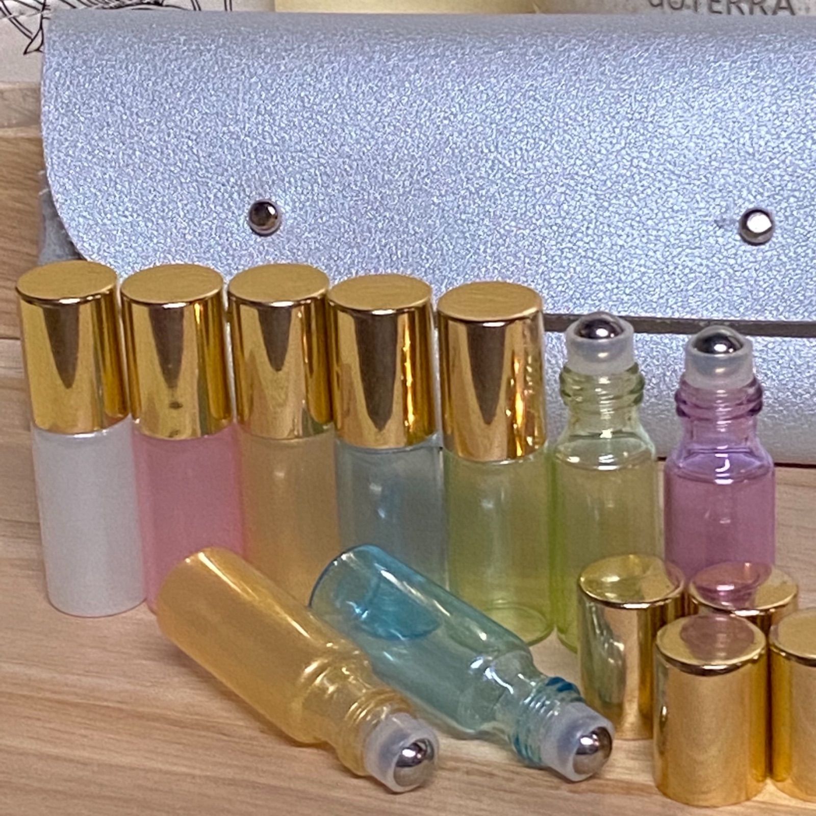 doTERRA ロールオン　２本セット ドテラ アロマポーチ ロールオンボトル 精油対応 2点セット