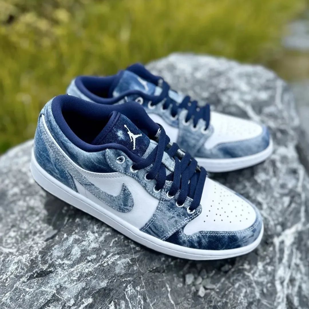 お値下げしました❣️ジョーダン エア ジョーダン 1 ロー se ウォッシュ デニムJordan Air Jordan 1 low se washed denim