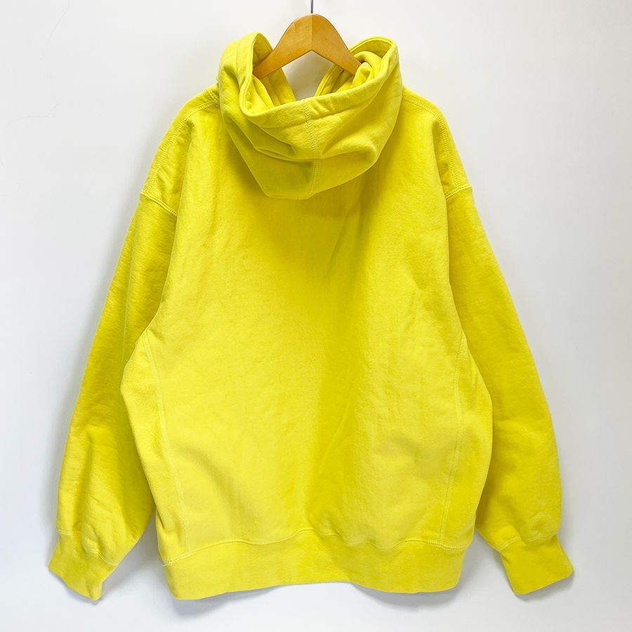 SA】Supreme Cross Box Logo Hooded Sweatshirt Yellow シュプリーム 