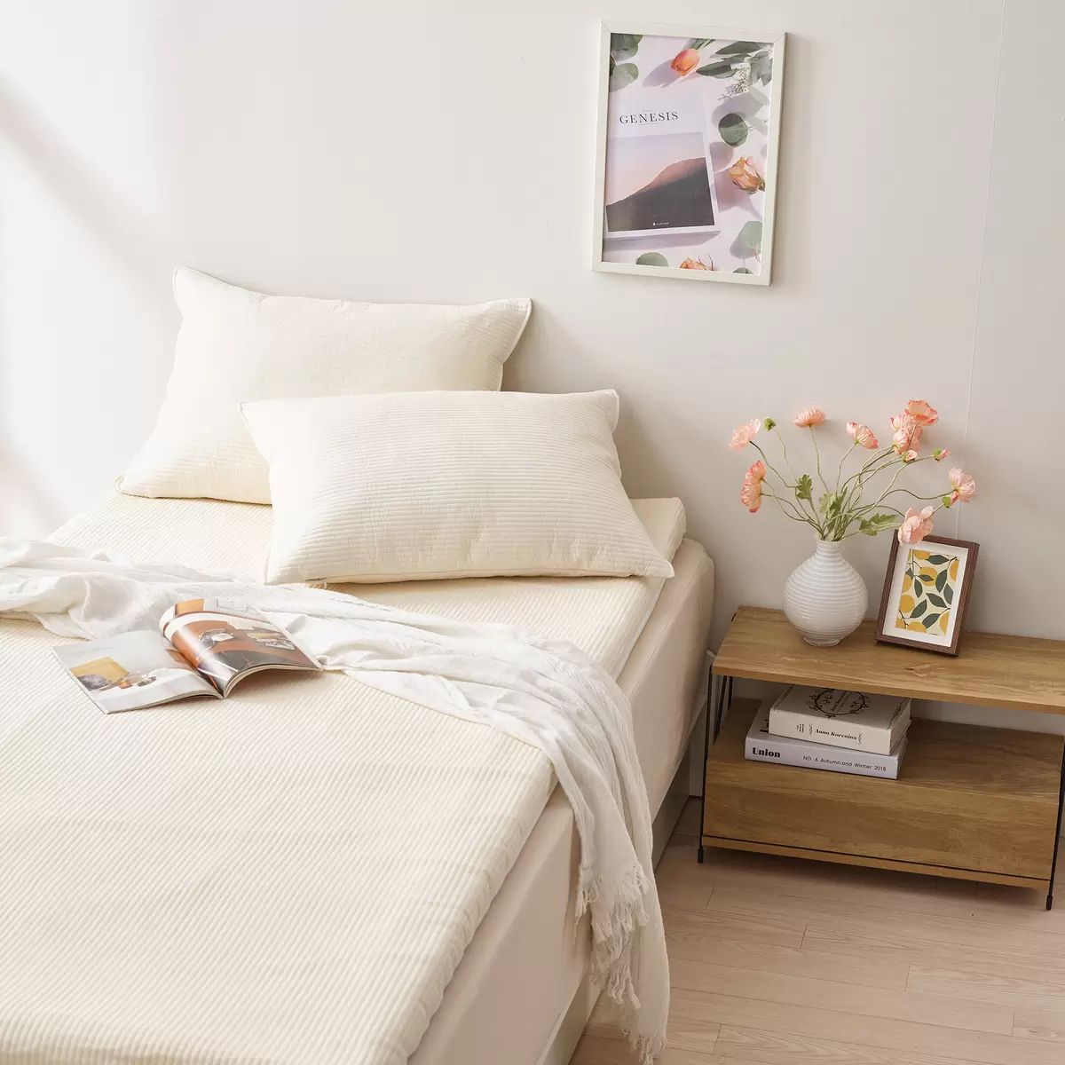 コットンメモリーフォームトッパー