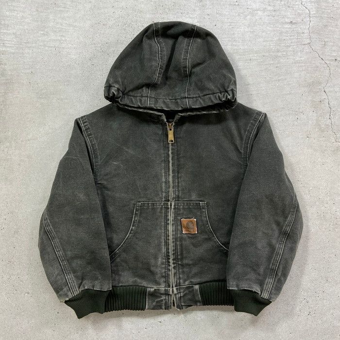 【Kids】Carhartt  カーハート ダック地 アクティブジャケット ワークジャケット キッズ6-7歳用 110cm相当  