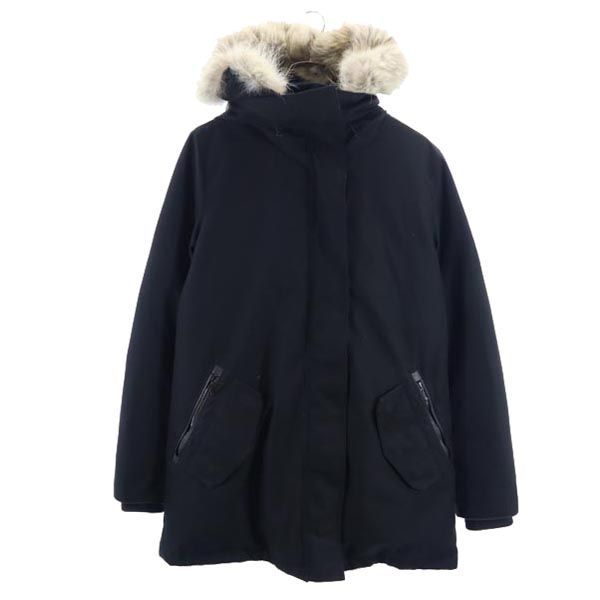 カナダグース フーデッド ダウンジャケット S ブラック系 CANADA GOOSE