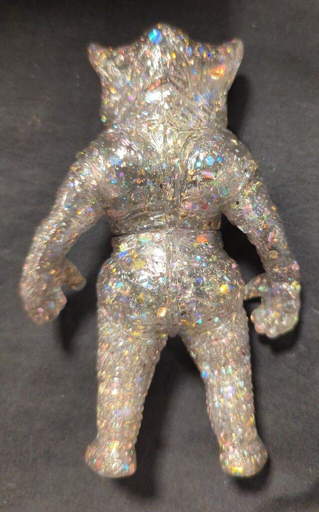 MAXTOY ミニソフビ怪獣倉庫シリーズ メフィラス星人 クリア 青緑