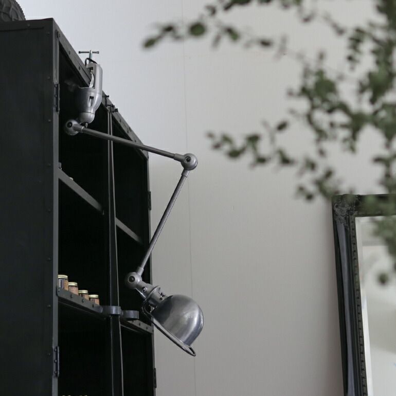 【新品】JIELDE[ジェルデ] Desk Lamp Clamp  (BrushedSteel  JD4040) [デスクランプ クランプ式 ブラッシュドスチール 卓上ライト 照明]