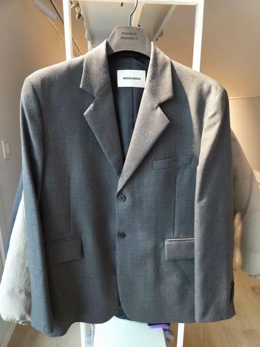 INSILENCE インサイレンス ブレーザー ダークグレー S