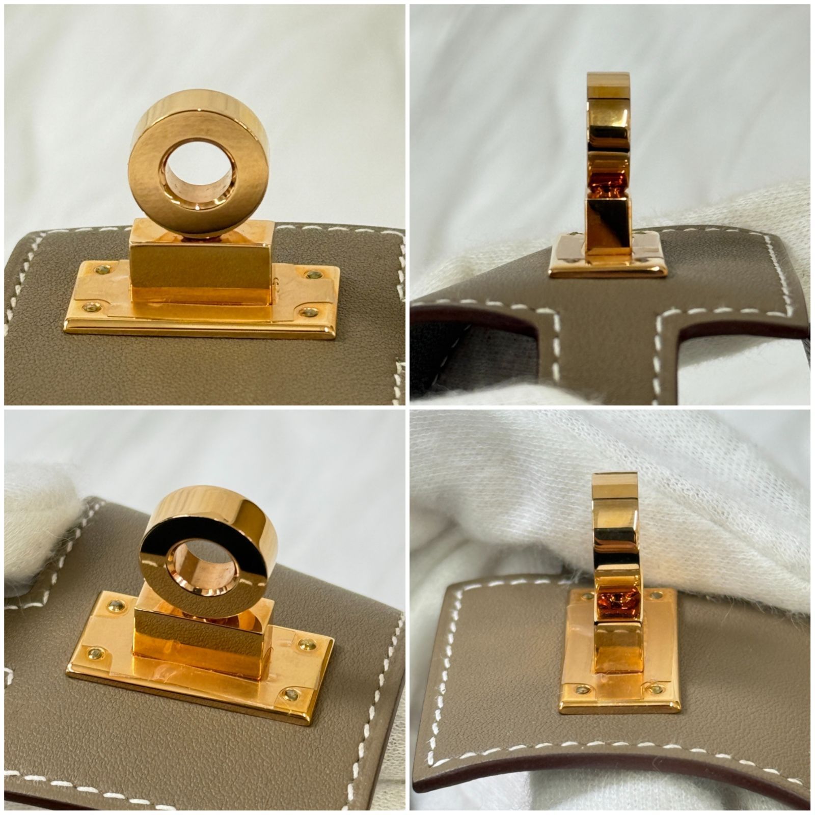 ブラウン ゴールド金具