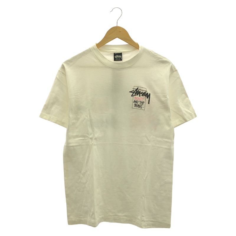 80s Stussy 黒タグ Tシャツ スカルローズ ステューシー 92