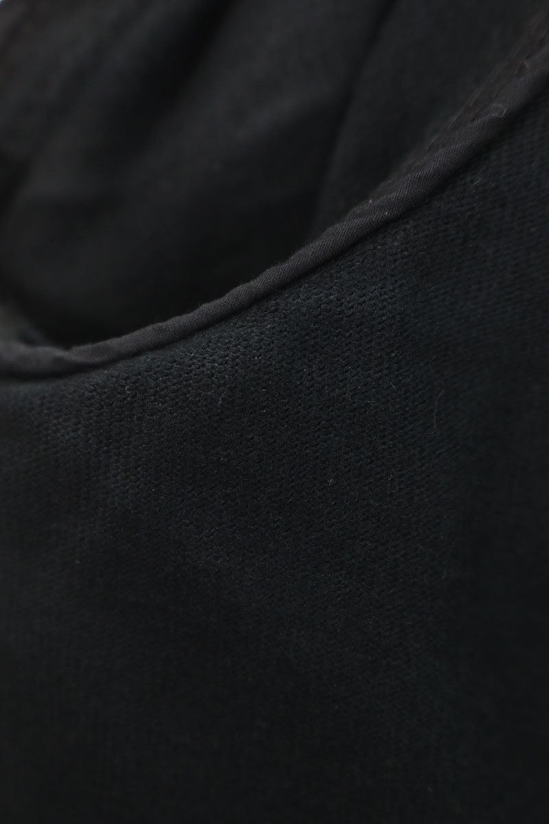 リックオウエンス RU15S4268-BA レザー切替 ロング丈ジップパーカー  