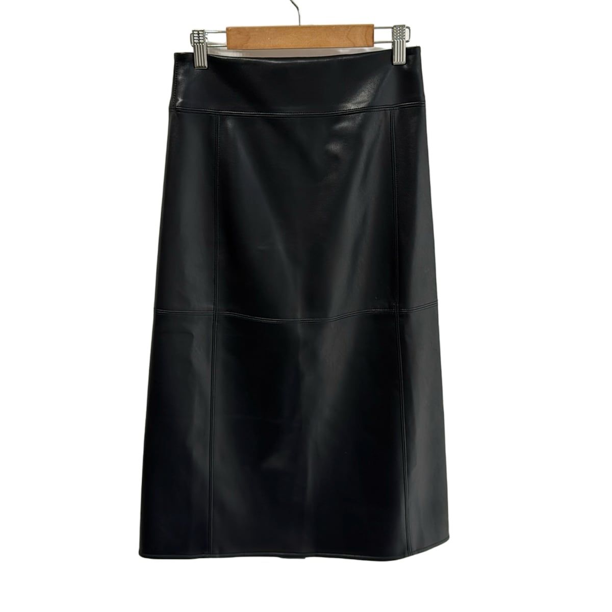 S Max Mara マックスマーラ スカート サイズXS レディース - 黒 レザー