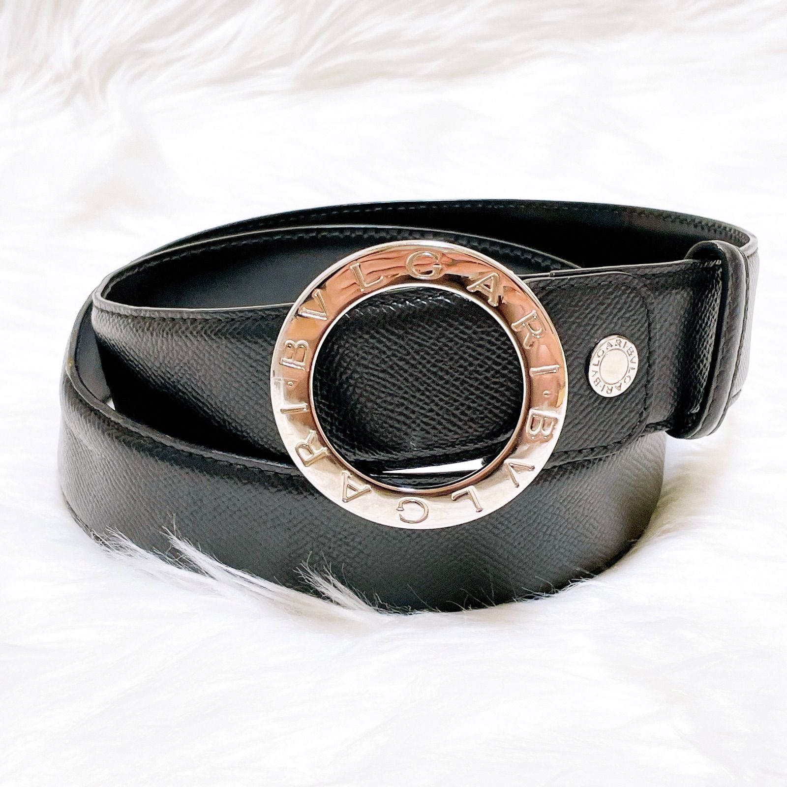【値段交渉ok】BVLGARI 黒レザーベルト ゴールドバックル 楽天市場】BVLGARI ブルガリ ベルト メンズ レザー 黒 ブラック