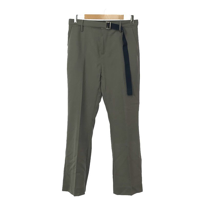 美品】 sacai / サカイ | Suiting Pants / ベルテッド スーチング 