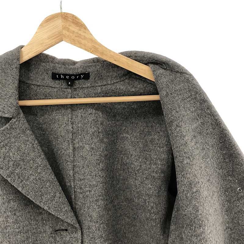 美品　セオリー　カシミヤ混　ダブルフェイス　チェスターコート　Ｓ theory / セオリー | カシミヤ混ダブルフェイスチェスターコート