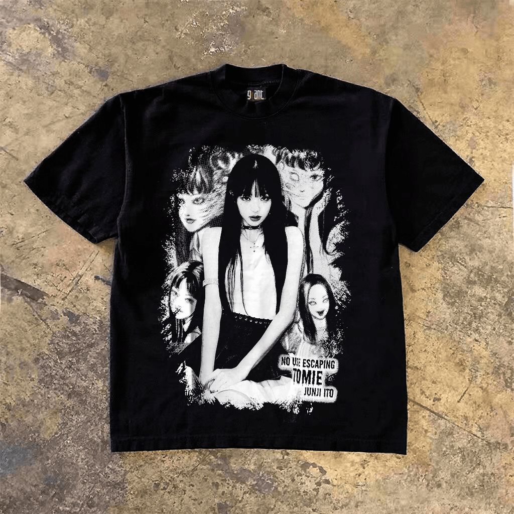 y2k girl terror opium graphic print t-shirt 00s - メルカリ