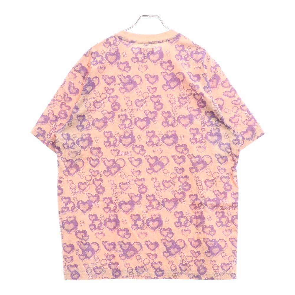 SUPREME (シュプリーム) 21SS Jacquard Bubble Hearts Tee ハート 総柄 