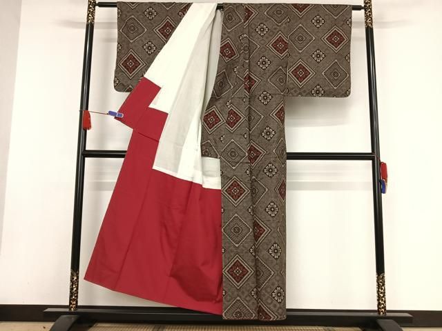 平和屋着物○本場大島紬 龍郷絣 正絹 逸品 未使用 AAAW4214np - メルカリ