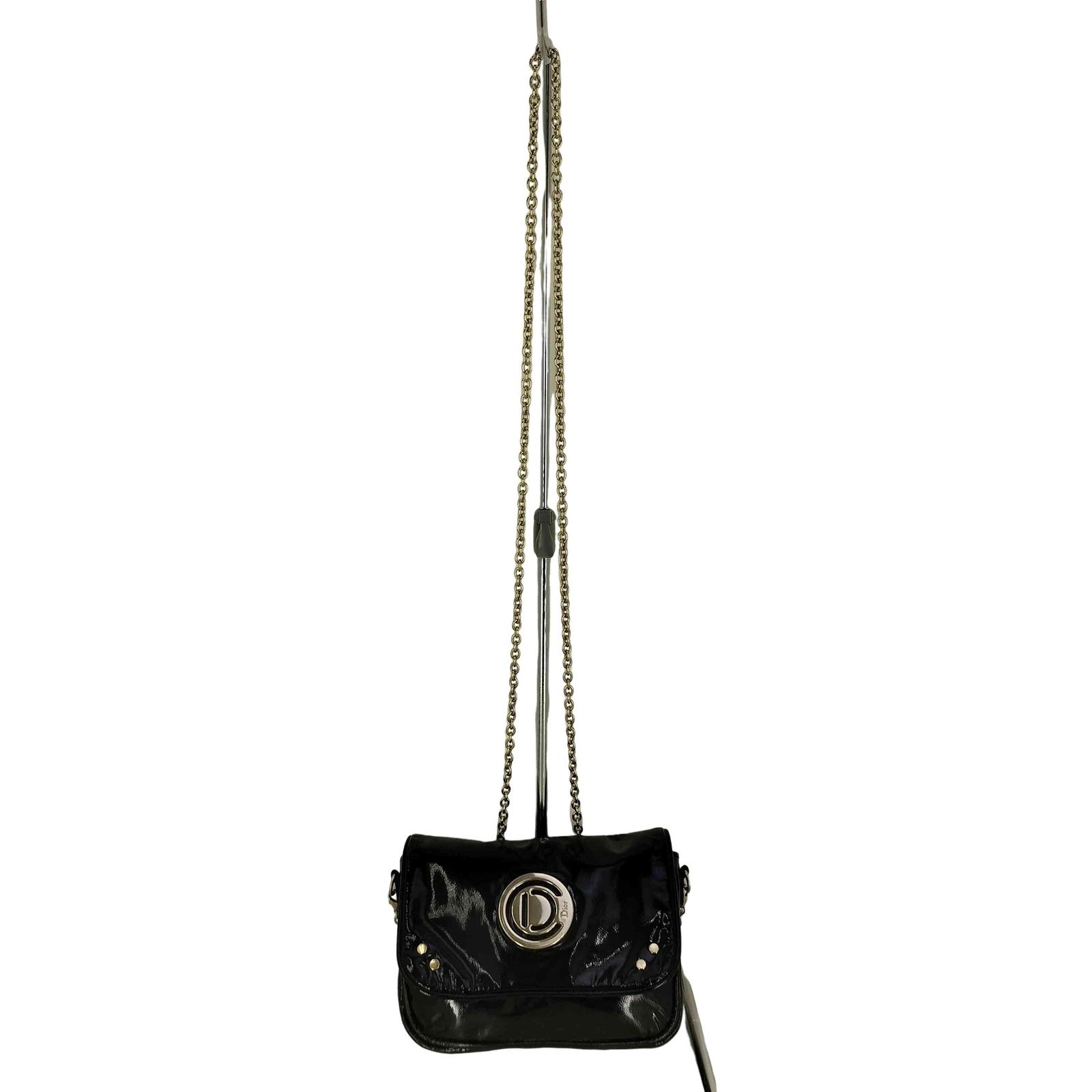 生産終了　Christian Dior ディオラマ　パテント　ショルダーバッグ 生産終了 Christian Dior ディオラマ パテント ショルダーバッグ