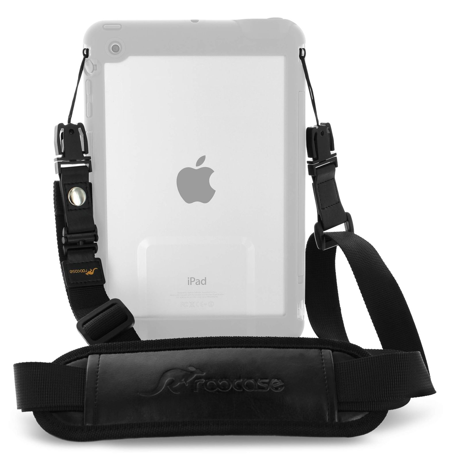 rooCASEブレイクアウェイクリップ安全ショルダーストラップ[特許出願中]、ブレイクアウェイ、NUUD/FRE iPadケース、iPad Pro 9.7、iPad Air 2/1、iPad Mini 4/3/2/1との互換性 [1 パック]