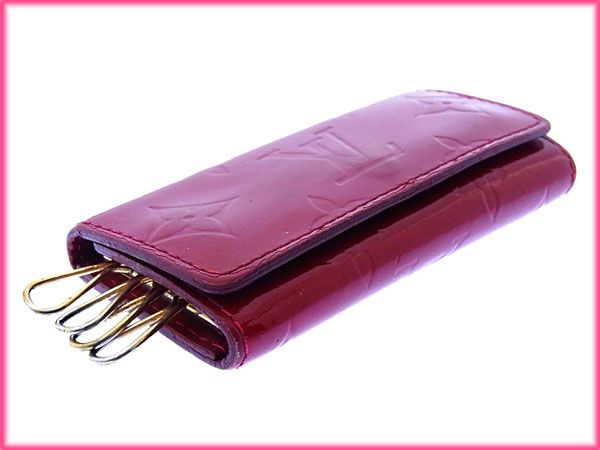 ルイ・ヴィトン LOUIS VUITTON キーケース ヴェルニ ミュルティクレ4