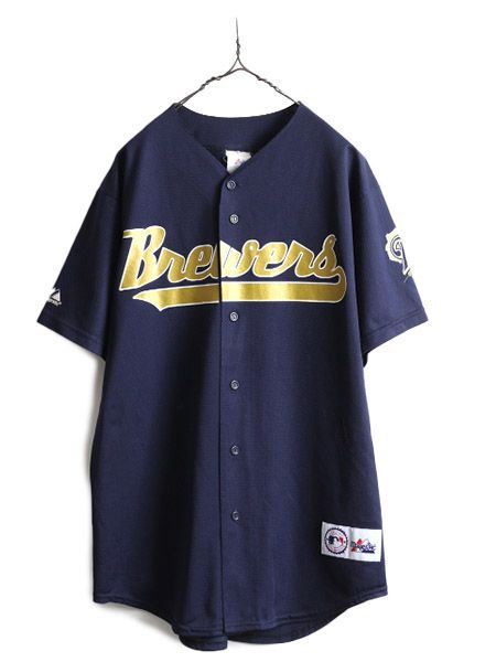 お得なクーポン配布中!】 90s USA製 MLB Majestic ブルワーズ ベース