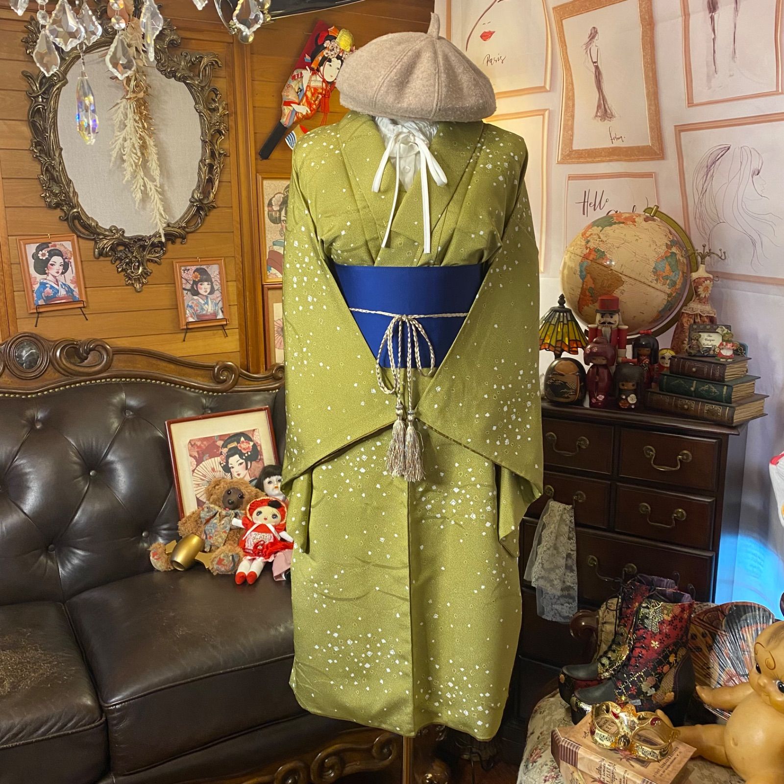 新品未使用】donsje ドンシェ ポシェット 鳥 インコ ショルダーバッグ