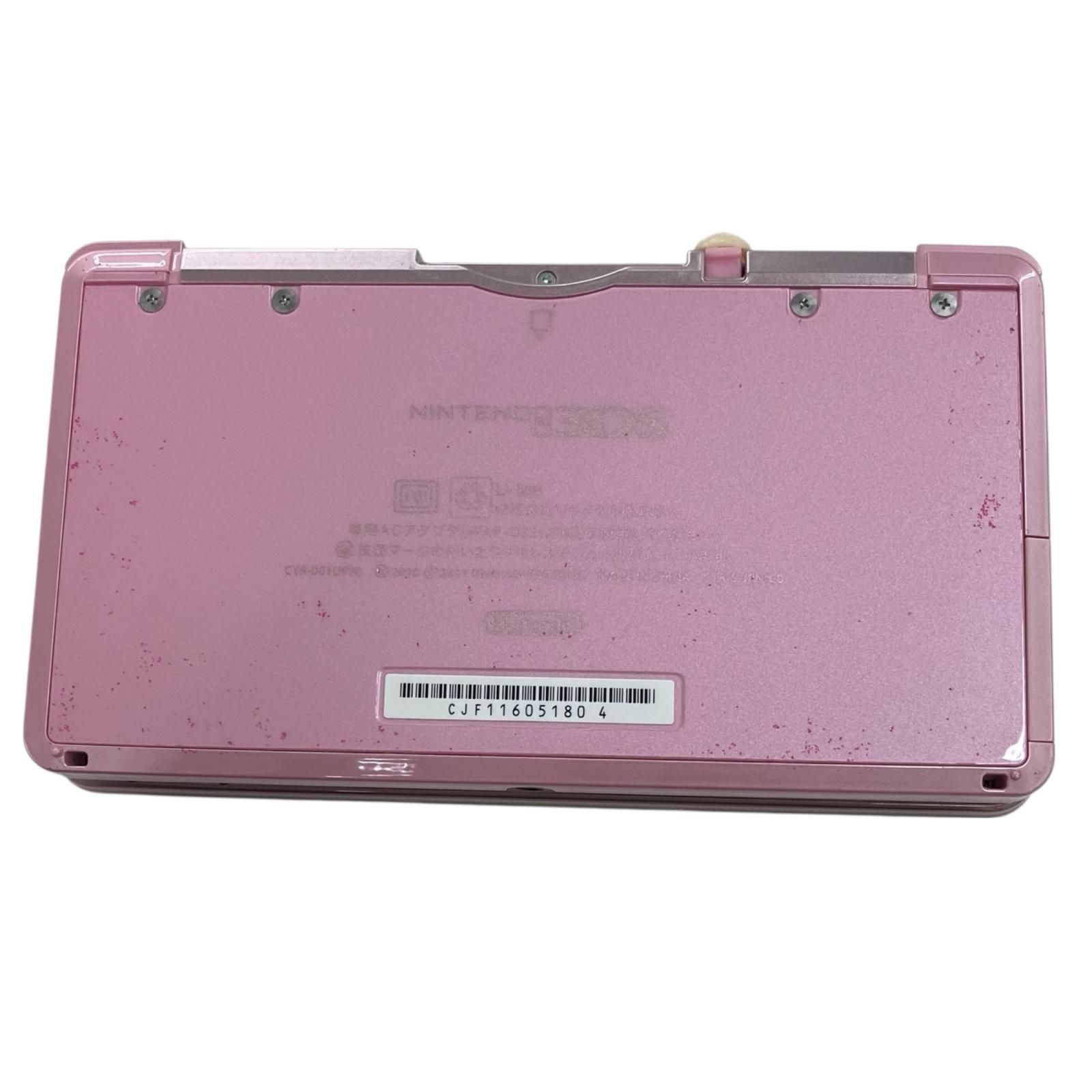 186000 現状品 Nintendo 任天堂 ニンテンドウ ニンテンドー3DS CTR-001 ミスティピンク