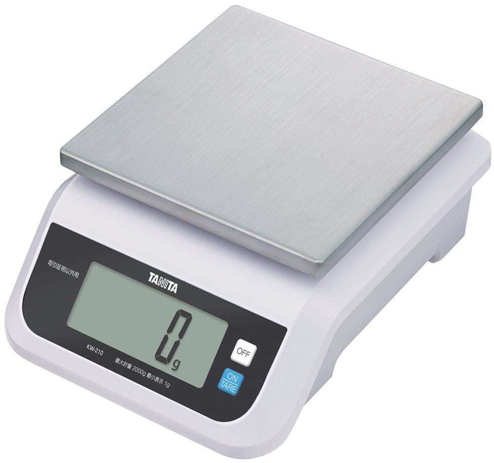 タニタ クッキングスケール キッチン はかり 料理 取引証明以外用 デジタル 2kg 1g単位 KW-210 WH