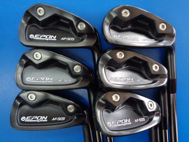 GK高辻激安[5158] アイアンセット エポン AF-505 BK/DIAMOND Speeder IRON6/R/5-9 P