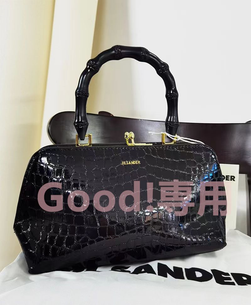 ♡美品♡ ジルサンダー JIL SANDER Goji ショルダーバック ブラック ハンドバッグ ミニバッグ