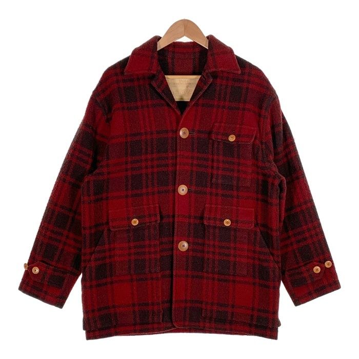 RALPH LAUREN COUNTRY ラルフローレン カントリー ポロ ウール ハンティングジャケット チェック柄 レッド Size 11