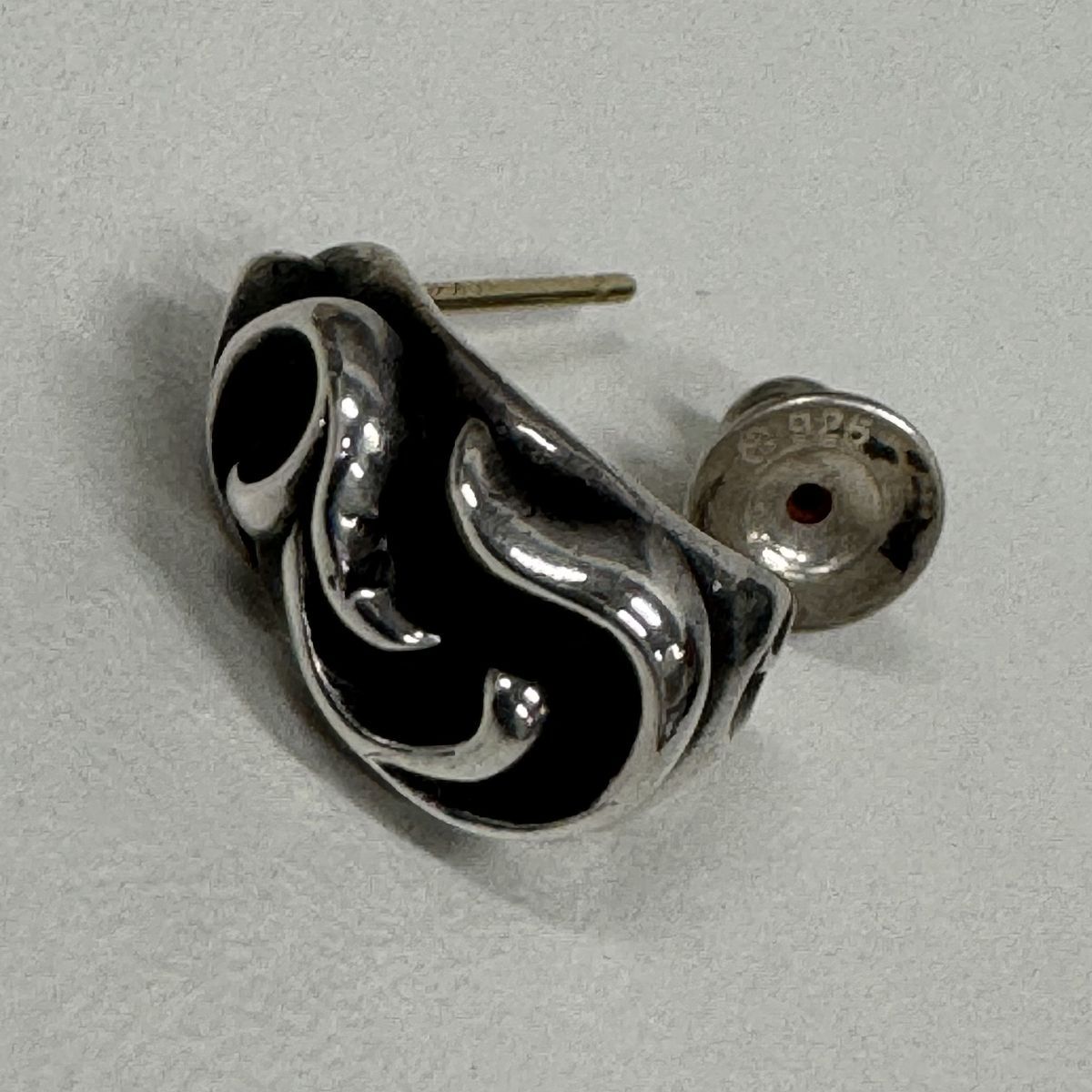 クロムハーツ カーブティアドロップ　ピアス クロムハーツ カーブドティアドロップピアス 【公式通販】