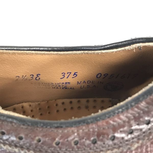 70s-80s?/USA製/Vintage☆UFCW☆本革/グッドイヤー製法/ロングウイング