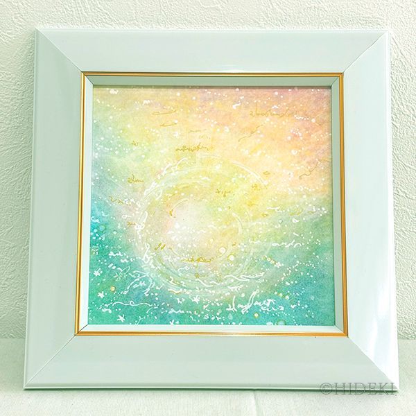 抽象画パステルアート さあ