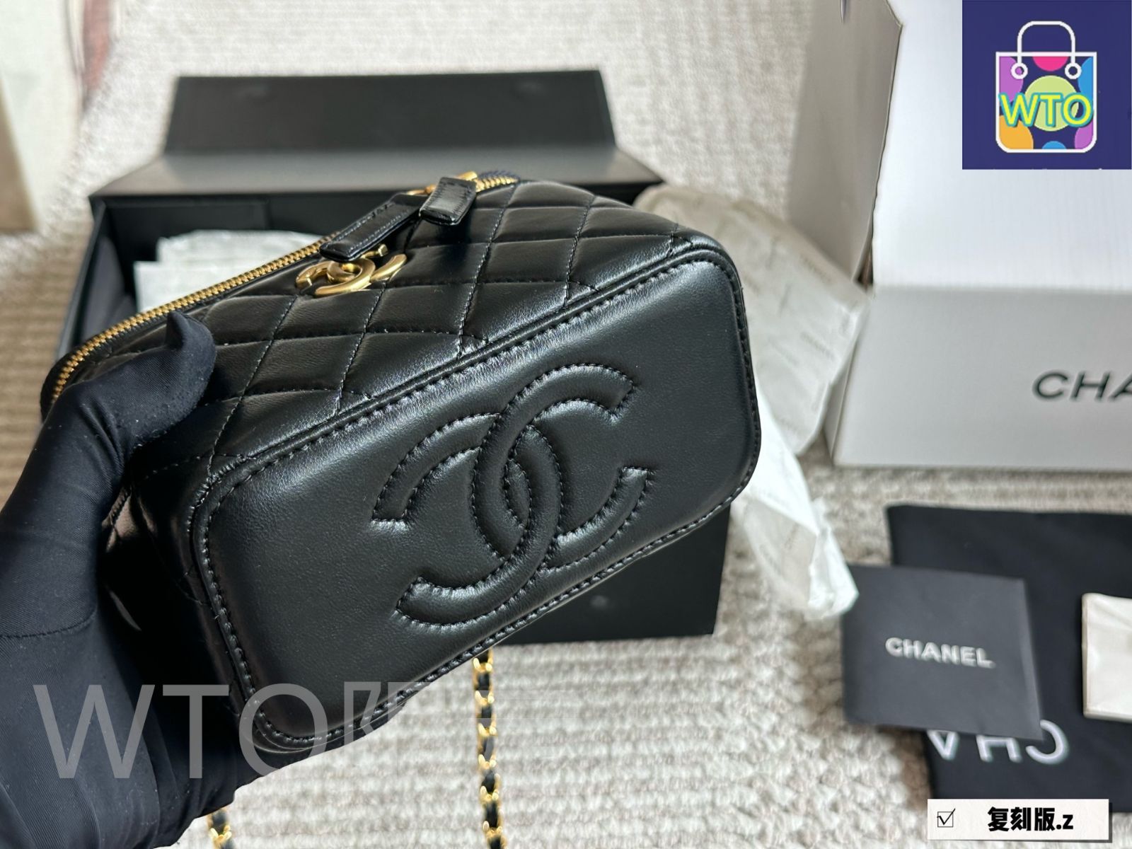 今日特価】Chanel シャネル ロングボックス バッグ シリーズ 菱