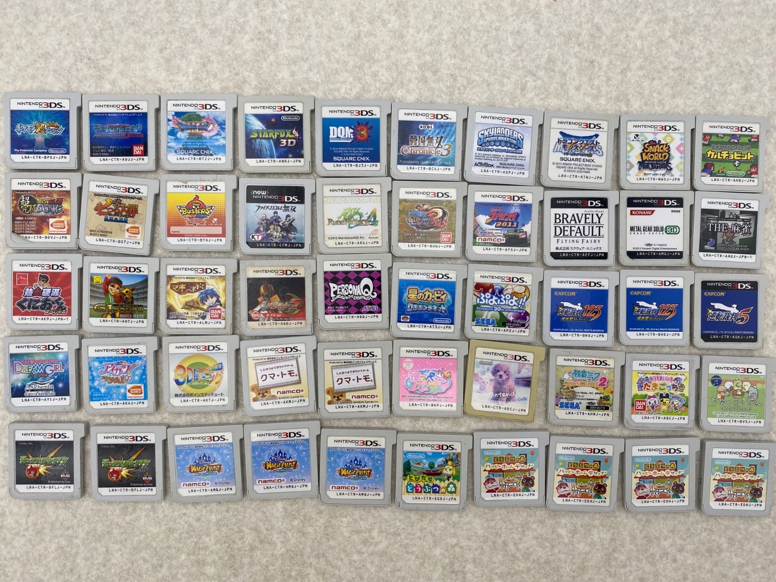 ニンテンドー3DS ソフトまとめ売り 100点 【公式通販】