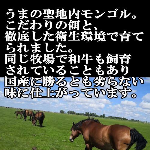 メルカリshops 上物馬ユッケ刺し 馬刺し 300ｇ小分け真空パック 桜肉 送料無料刺身業務用