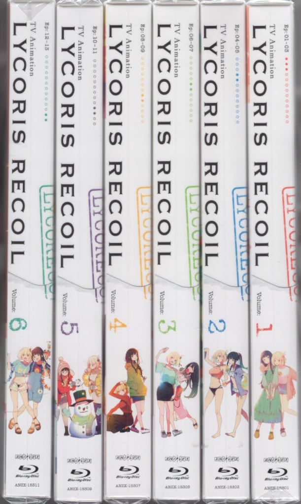 LYCORIS RECOIL Blu-ray 全6巻セット Amazon.co.jp: 【Blu-ray
