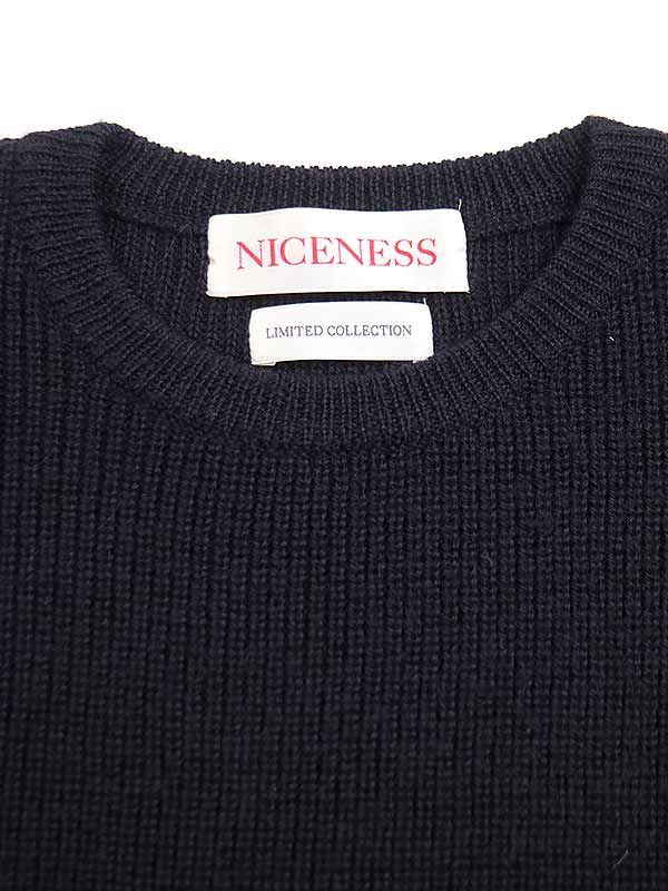 NICENESS ナイスネス 21AW DECK SWEATTER GRAHAM アルパカ混ニット 