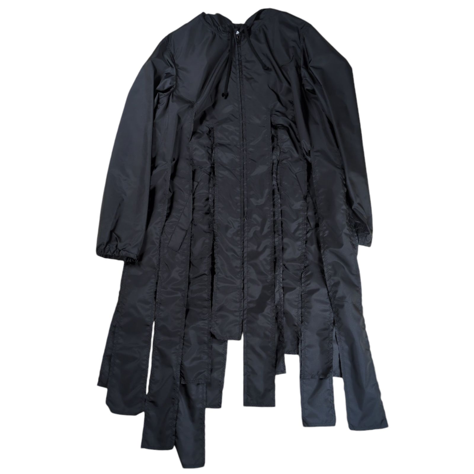 BLACK COMME des GARCONS 19AW 短冊 ジップアップコート - メルカリ