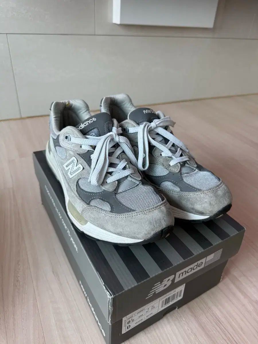New Balance ニューバランス 992 グレー 265 クリーム ものすごい 旧モデル