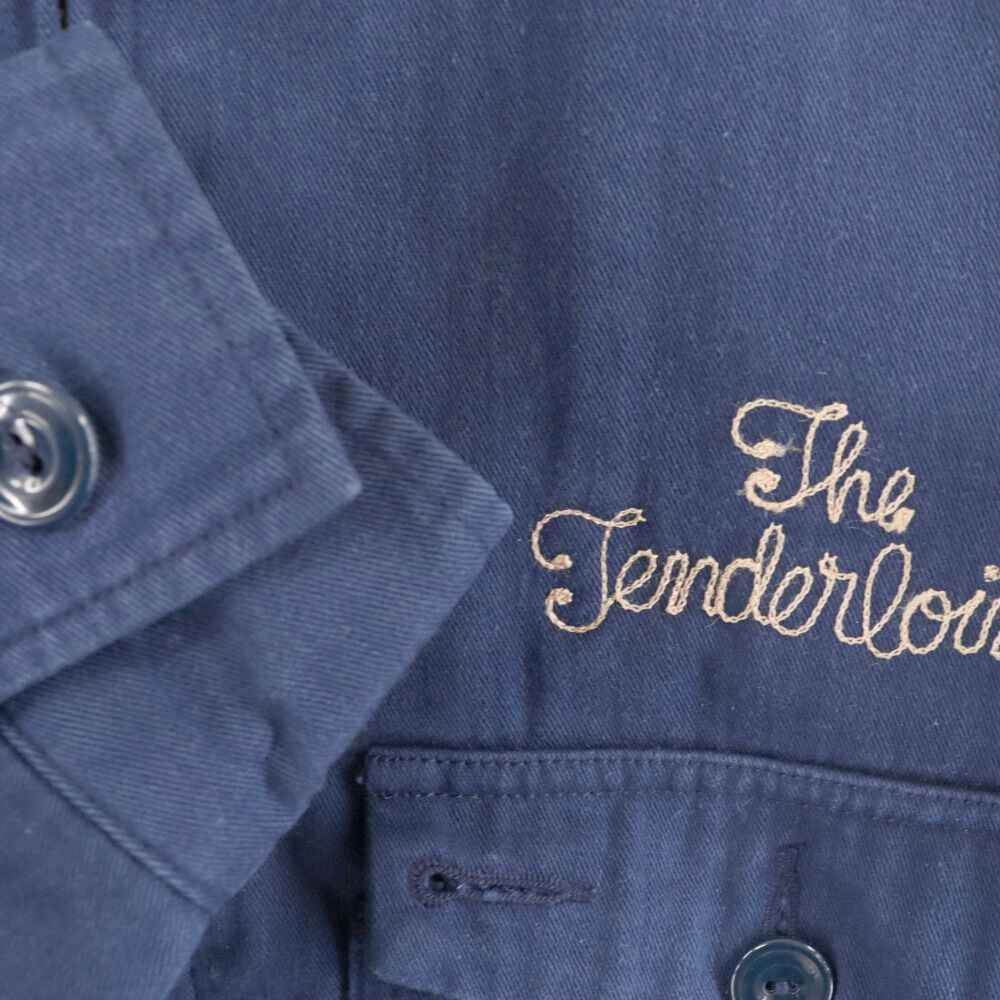 TENDERLOIN (テンダーロイン) T-TWILL WORK JKT ロゴ刺繍 ジップ