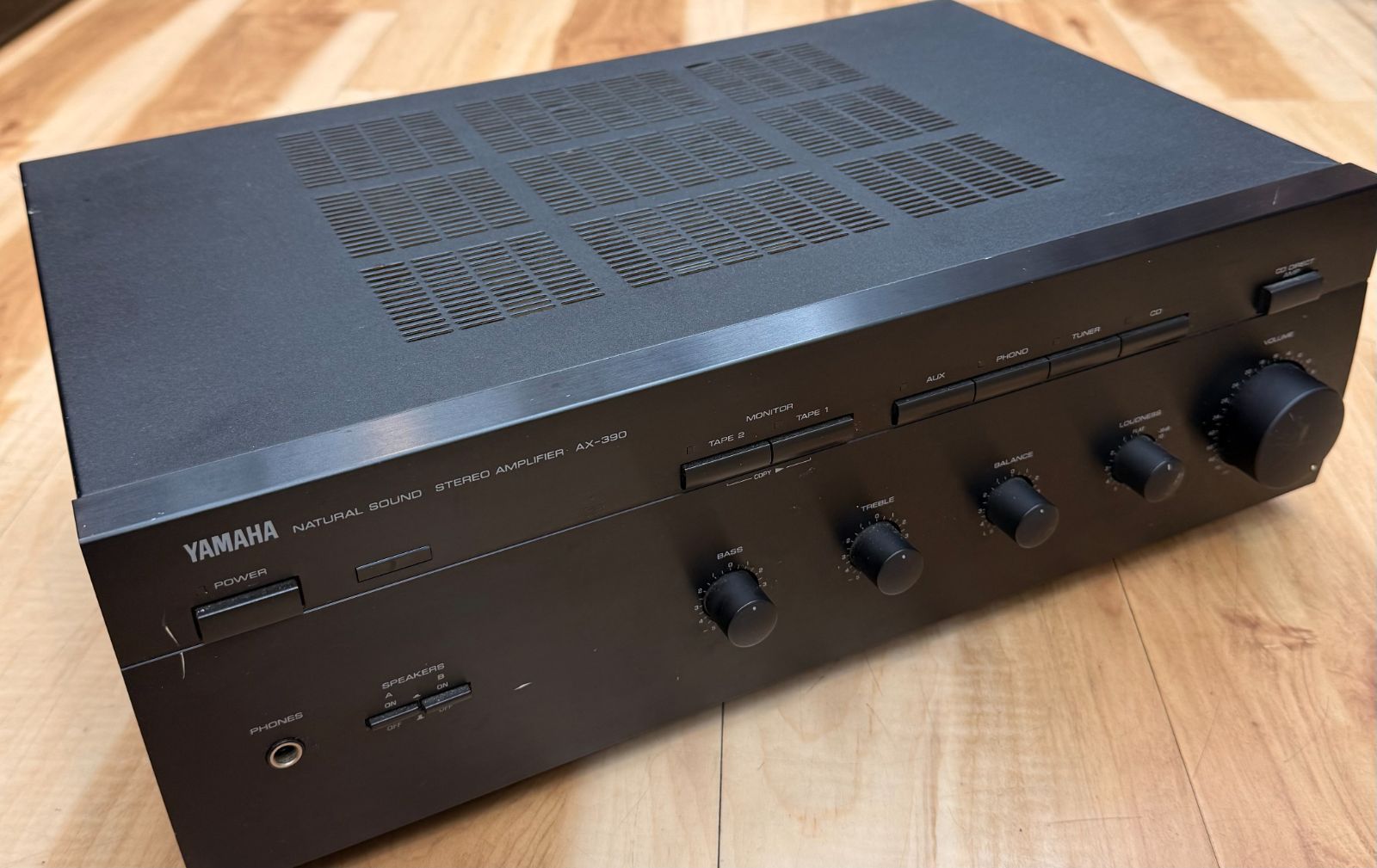 楽器奏庫立川店 店舗併売 YAMAHA AX-390 プリメインアンプ 通電のみ ジャンク品